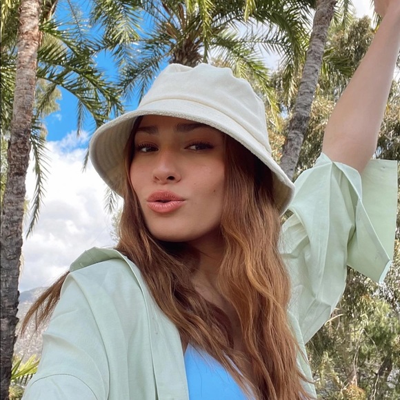 PRINCESS POLLY TERRY CLOTH BUCKET HAT - Picture 1 of 3